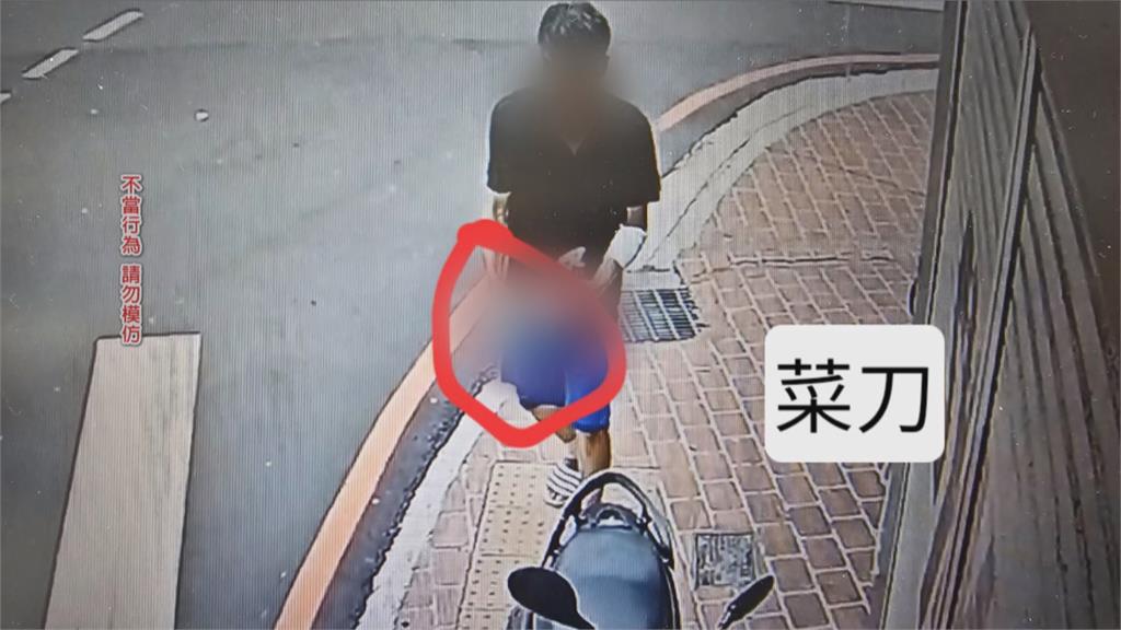 毒品案剛出獄！男持尖刀苗栗街頭遊蕩　民眾嚇壞報警　警方上銬送醫