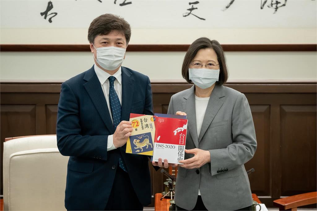 快新聞/日本政府關切台海和平穩定 蔡英文:台灣捍衛主權決心不會改變