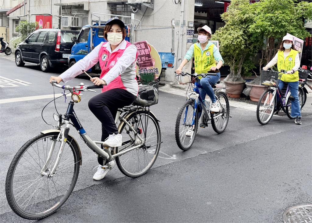 快新聞／羅廷瑋爭議燒！綠議員騎鐵馬宣傳罷免二階連署　響應台中首場政策宣講