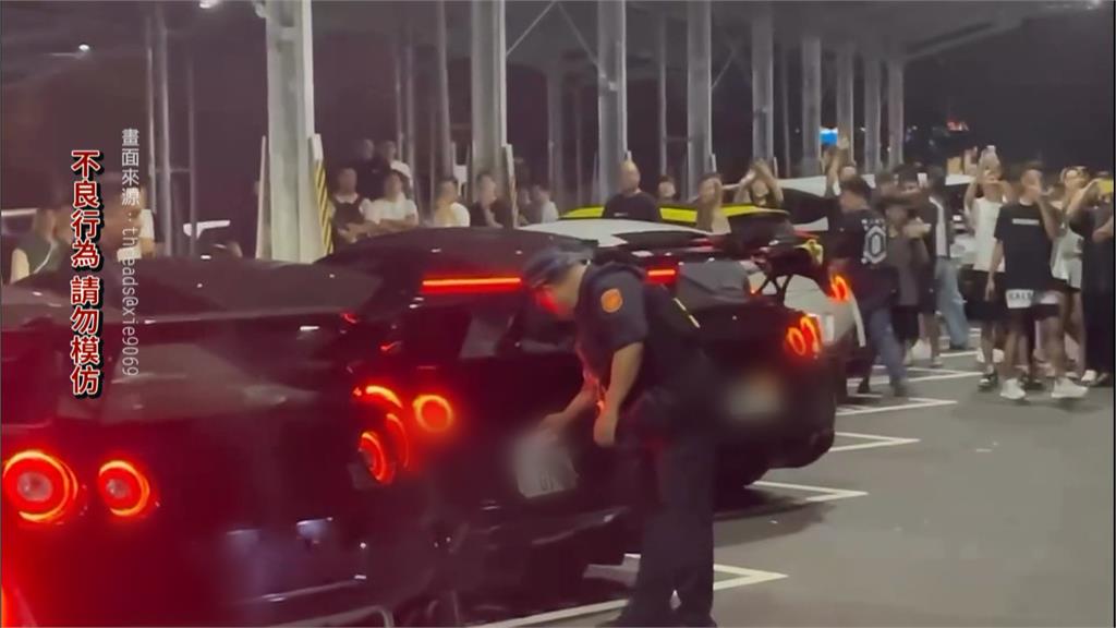 國三南投休息站現車聚亂象　改裝車拉轉砲管猛炸噪音擾民