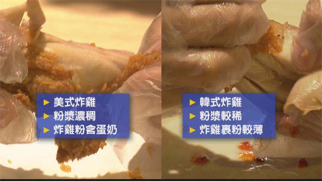 雞肉先醃再裹特製粉漿　韓式炸雞注重醬汁
