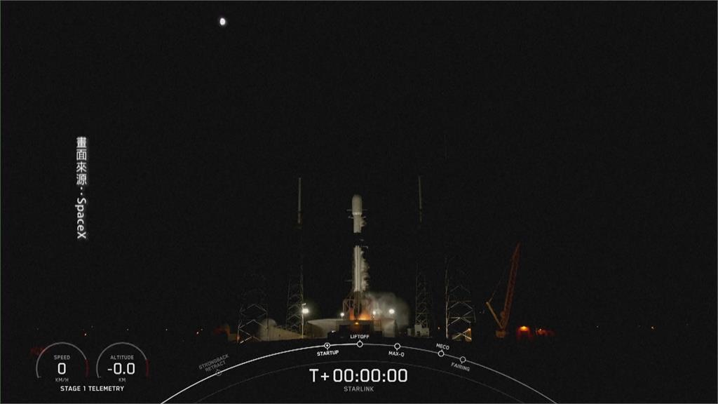 剛送太空人上太空「不到24小時」　SpaceX發射22顆星鏈衛星