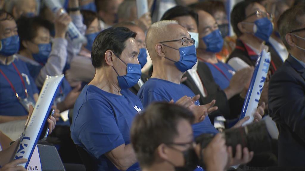 快新聞/國民黨全代會朱立倫喊團結 馬英九台下一度「閉目養神」