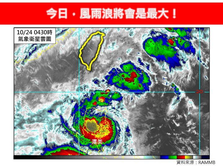 潭美颱風＋季風增強！專家示警「今風浪最大」親揭雨停時間點