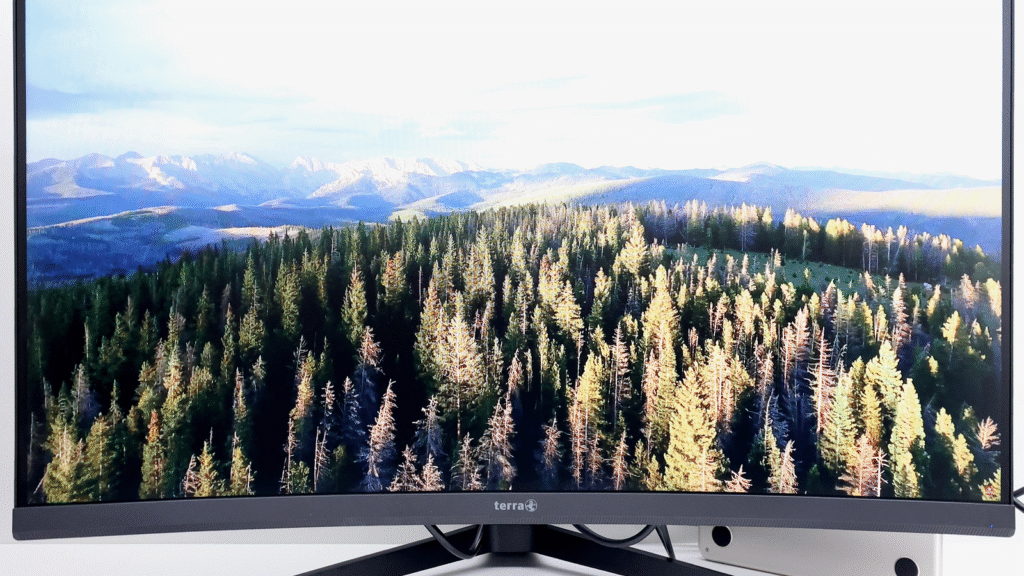 平價 2K 解析度 180Hz 曲面螢幕 terra 3285W HA，支架意外地出色