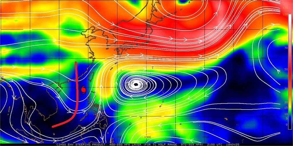 鳳凰轉輕颱「最新雷達回波圖」曝！專家「見1狀」喊好：位置可能再偏南