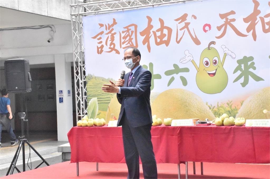 不懼中國打壓！台灣人相挺到底　劉建國立法院促銷1.8萬公斤文旦挺柚農