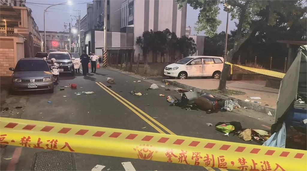 最新／台南「貨車毒駕拒捕逆向亂衝」釀5傷　現場慘況曝光