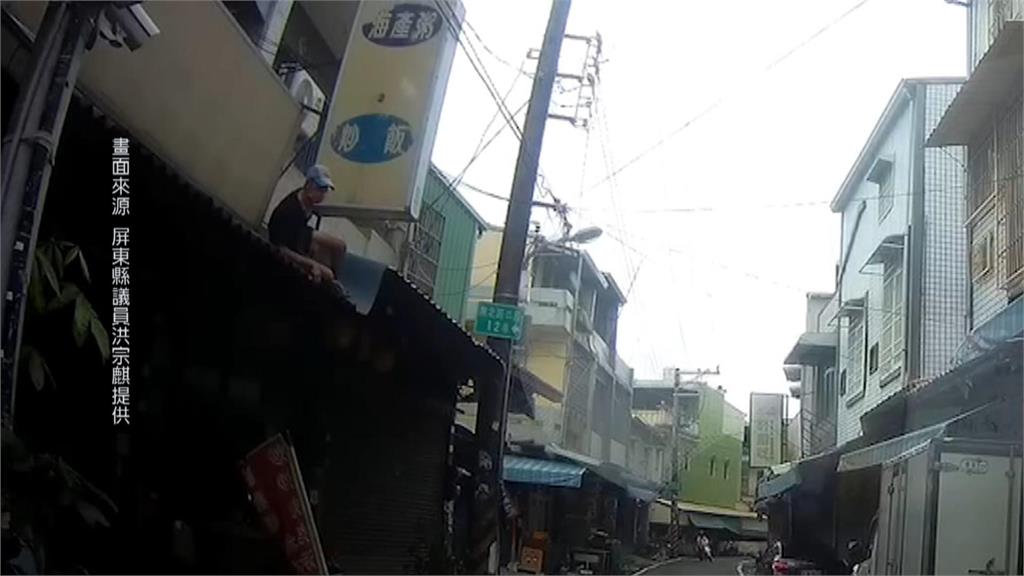 議員跑行程目擊老翁墜樓 奔下車救人腳被壓傷