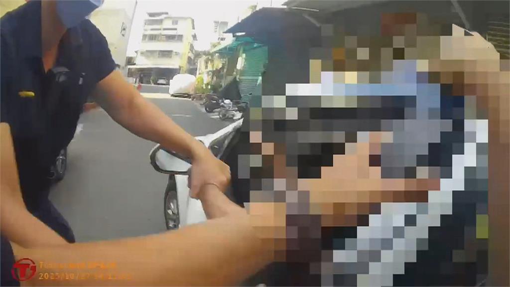 嬤報警孫女婿上門堵人 警拔槍遭嗆:有牌流氓