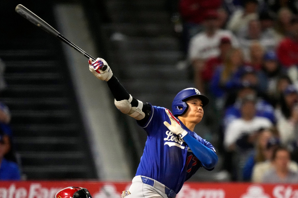 MLB(影)/大谷翔平演出首支「少棒式全壘打」!雖然一路跑回本壘可惜不算開轟