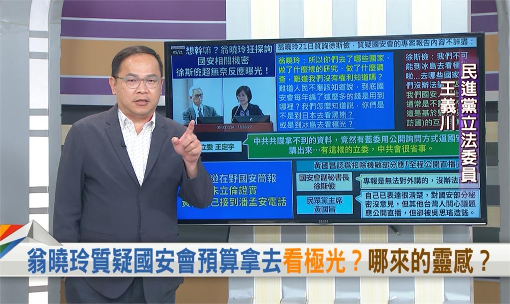 向前行(影)/翁曉玲逼問「國安機密」!王義川酸:她可能連照片都想看!