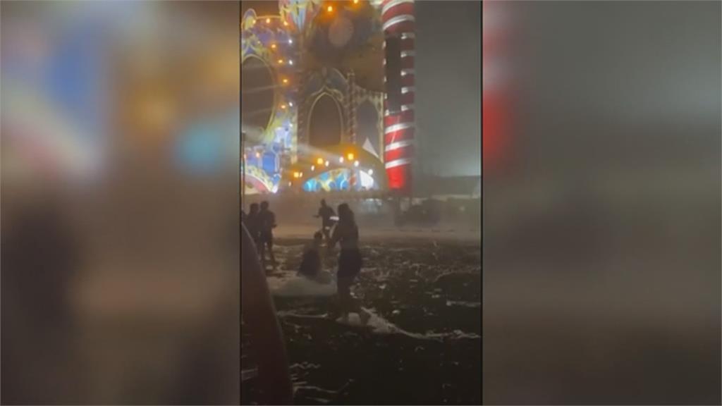 西班牙音樂節遇怪風　舞台遭吹垮釀1死40傷