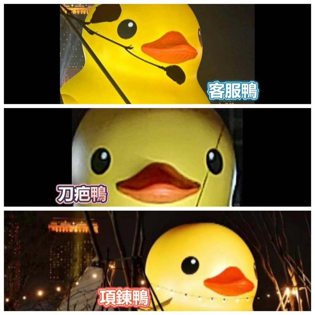 小心「鴨之呼吸」! 黃色小鴨「錯位拍攝」撞臉鬼滅黑死牟