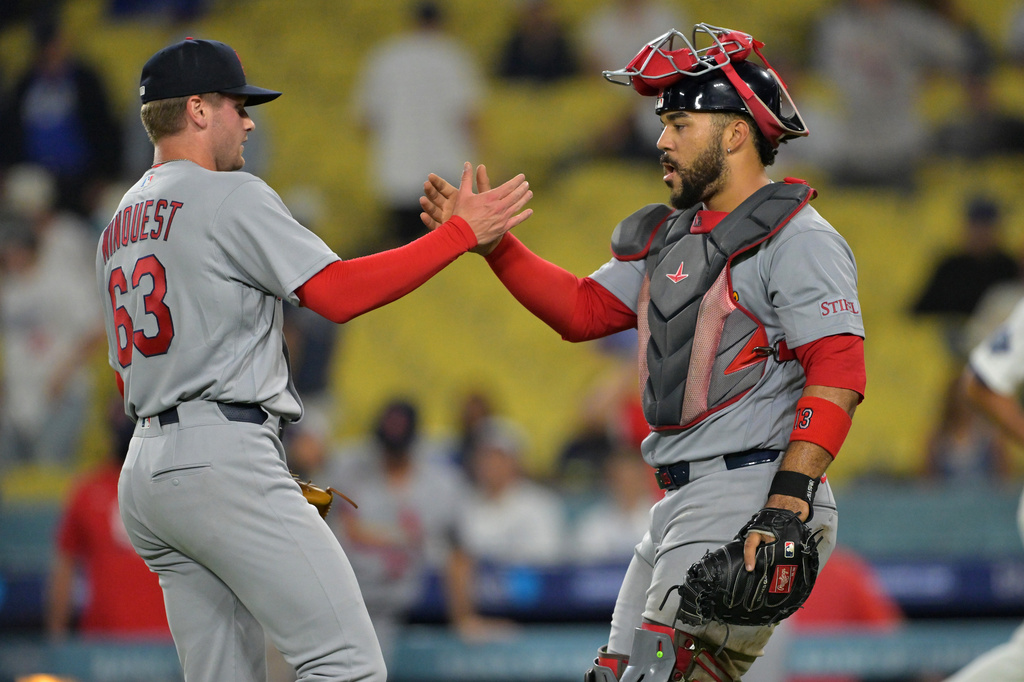 MLB(影)／紅雀瘋狂5轟道奇球場開派對！單場猛攻13分創新紀錄