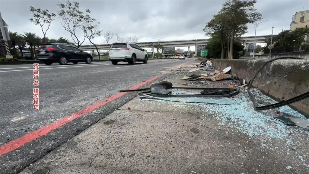 贓車拒檢逃逸！男子開車撞警車翻覆 警破窗逮人送醫