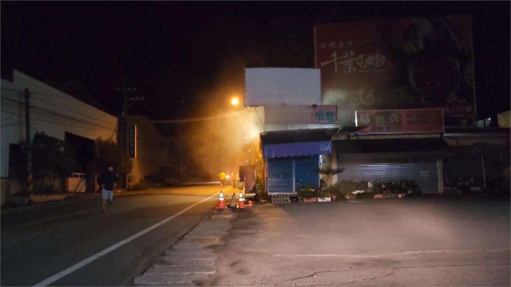 南投仁愛鄉暗夜大火　檳榔攤疑遭人丟「汽油彈」