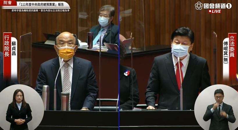 蘇貞昌昔開嗆「不是要反攻中國」!傅崐萁「秒鬼轉1句」反應曝光網瘋看