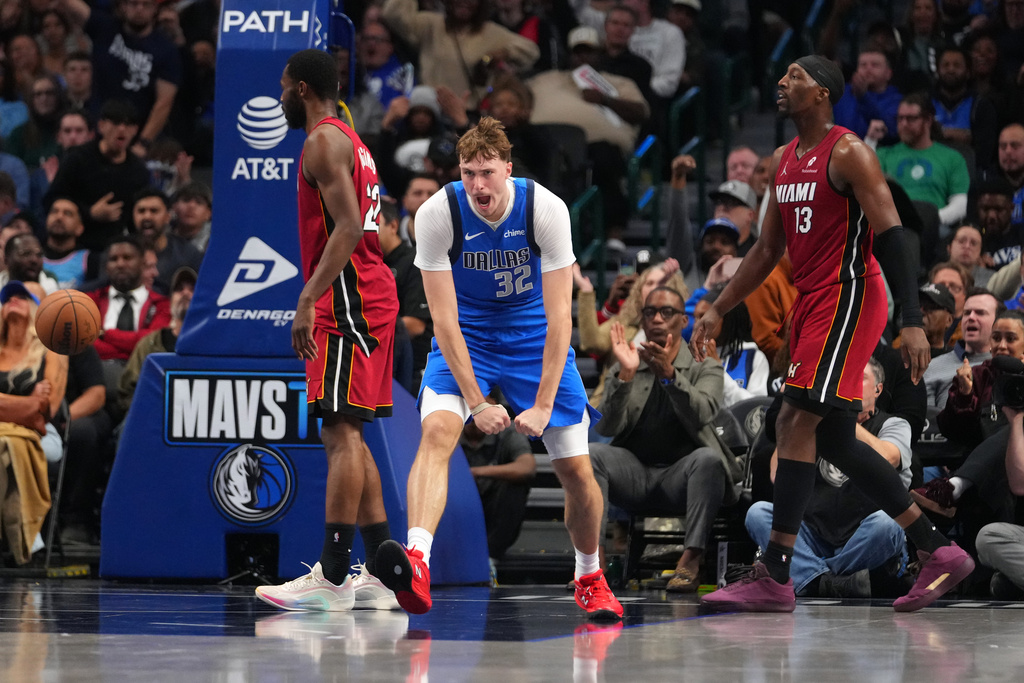 NBA(影)／18歲狀元旗子哥帶隊衝全隊7人得分上雙！獨行俠滅熱火首度三連勝