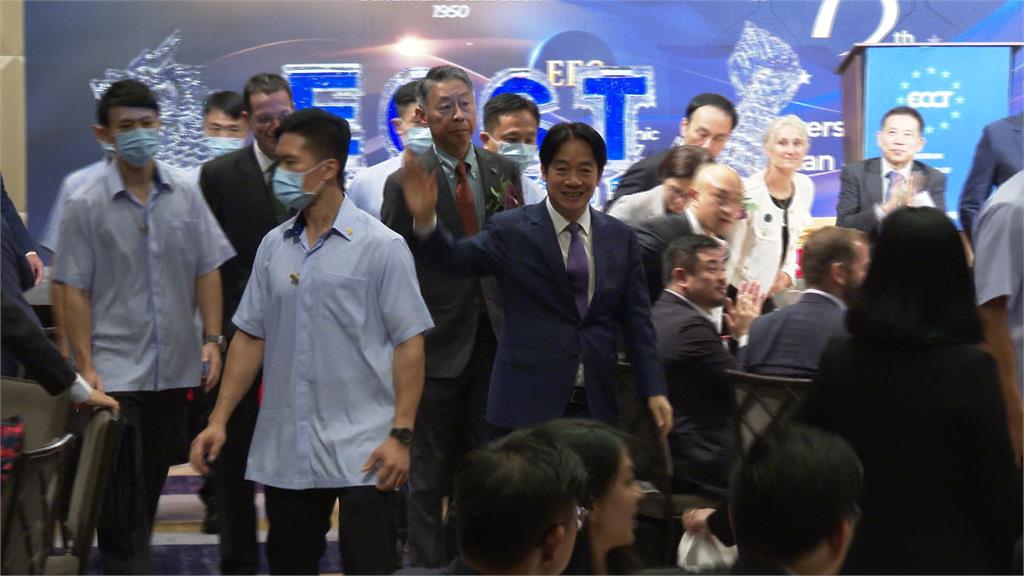 賴總統出席歐洲日晚宴 感謝歐盟支持台海和平