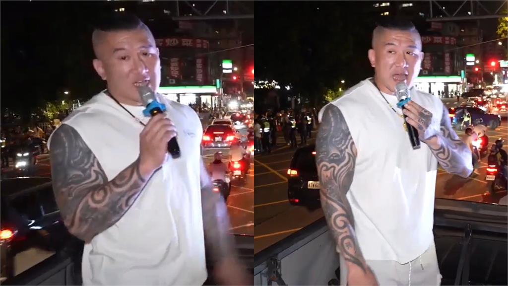 館長衝土城陪陳佩琪!上台挺阿北「噴麥怒吼狂被消音」惹火小草:被干擾