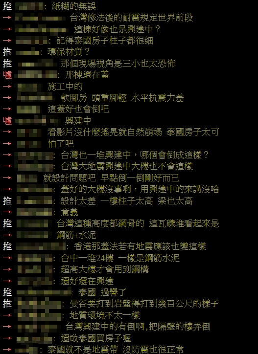泰國大樓震到化成沙!網憂「水泥強度沒問題?」內行秒解答:根本沒防震