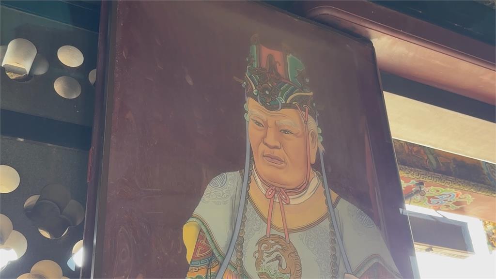 南投竹山門神撞臉川普　連興宮門神神韻超像網瘋傳