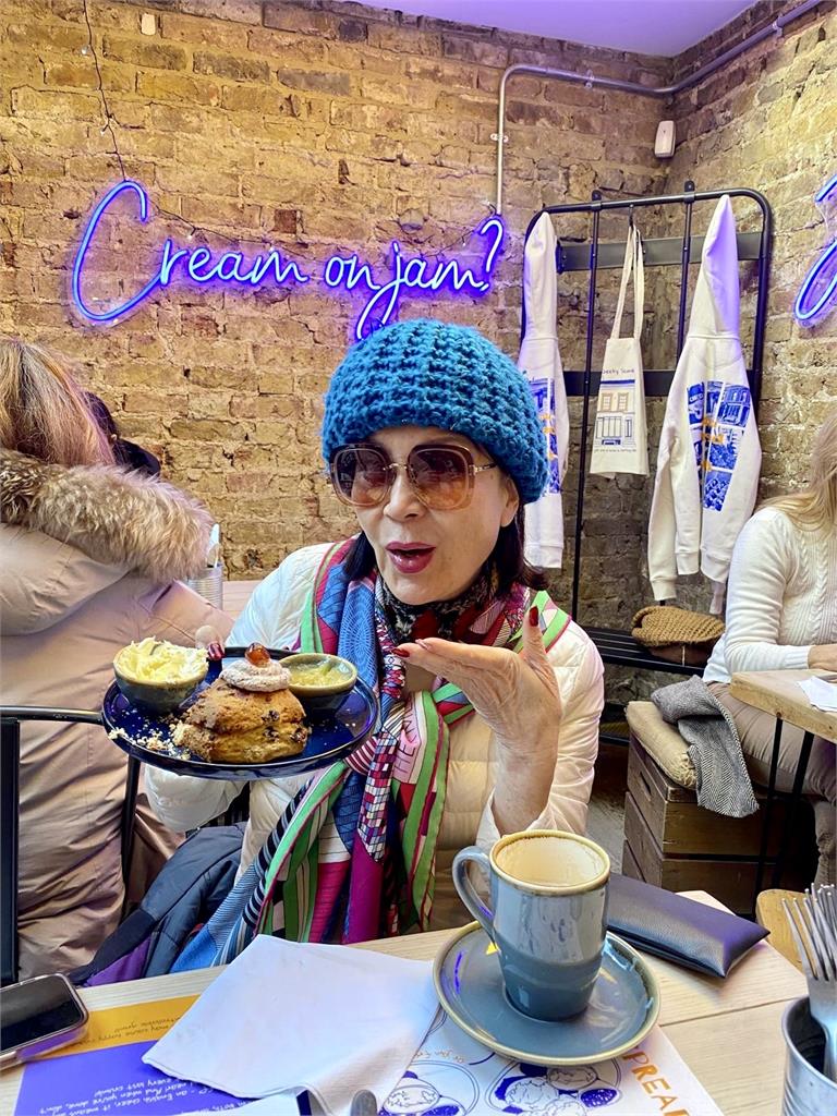 白嘉莉英國急返台 讚台灣是福地：「認真考慮置產」