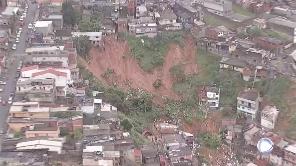 暴雨侵襲巴西南部　引發土石流至少24人死