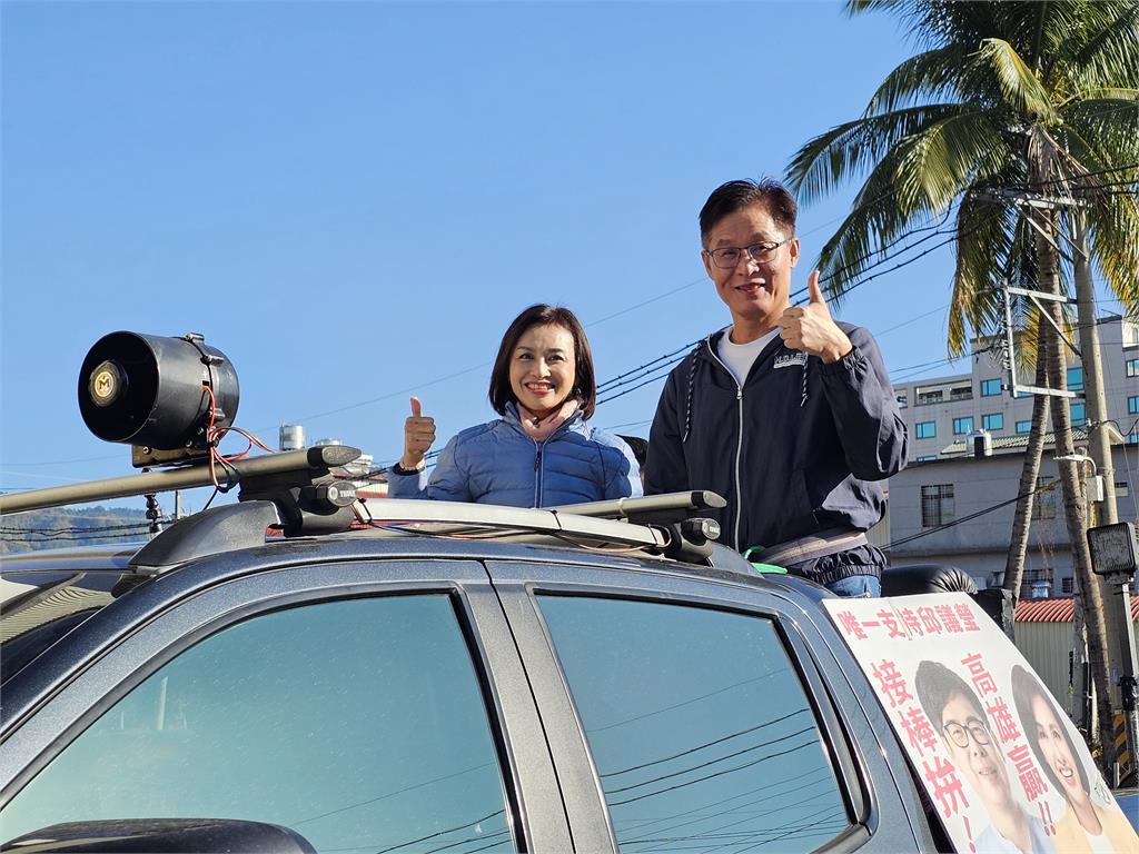 快新聞／初選最後階段　邱議瑩大旗美啟動全高雄車掃