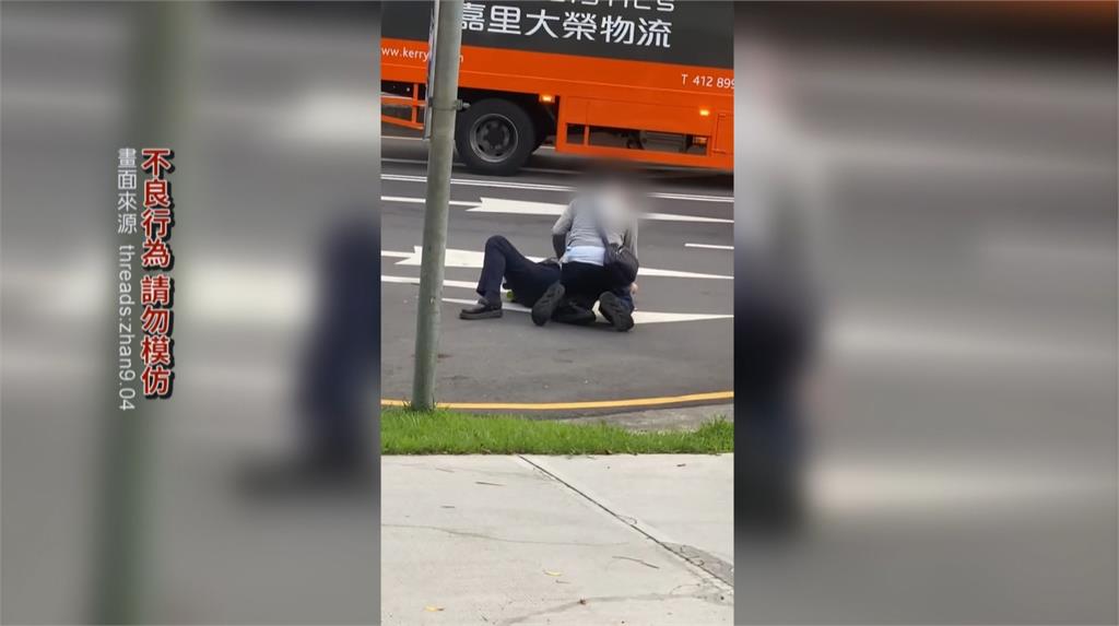 求警幫解鎖單車遭拒！　台中醉男當街推倒員警遭壓制