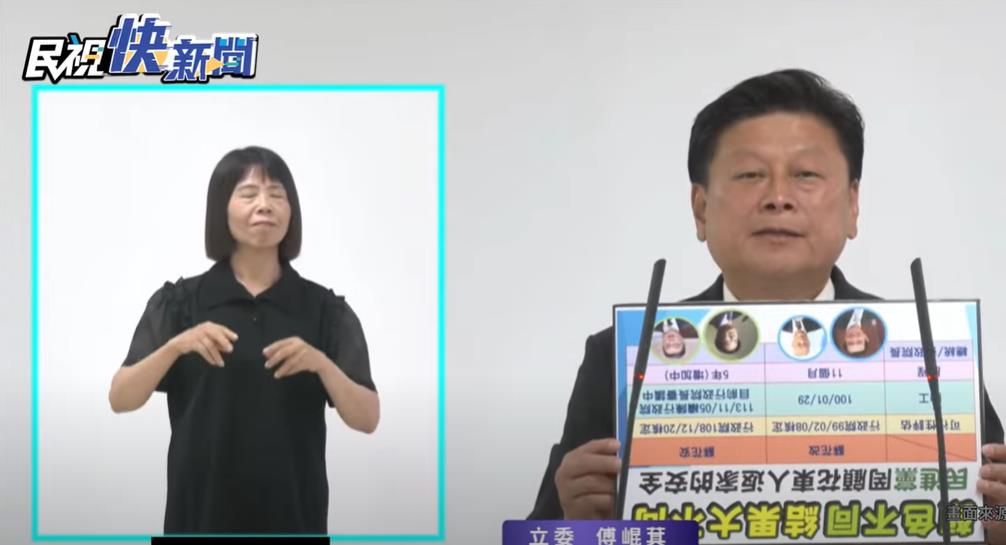 快新聞／糗！電視說明會傅崐萁手板竟拿反　罷團火力全開不適任理由全說了
