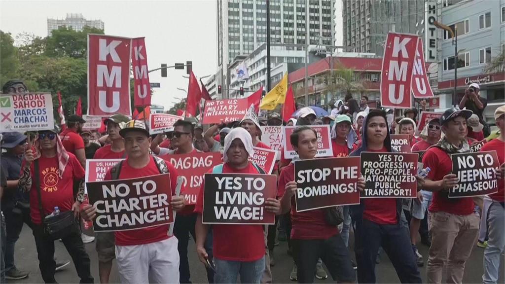 五一勞動節不平靜　亞洲多國勞工組織掀示威活動
