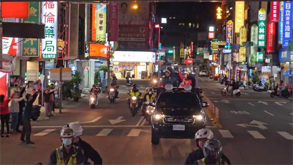中台灣颳戰貓旋風 蕭美琴車隊掃街固守台中.彰化