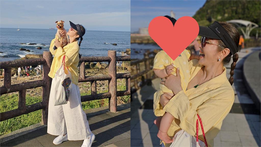68歲陳美鳳「突曬捧娃照」親子裝太震撼!3千網急關切:路是漫長的
