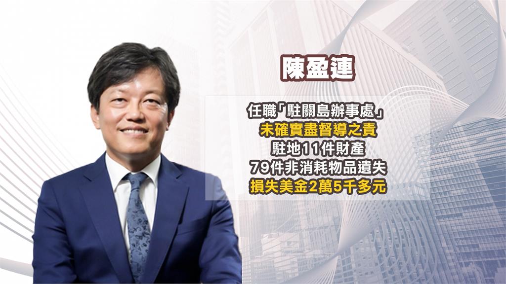 駐外期間涉詐租屋補助10萬美金　外交官陳盈連遭約談後請回