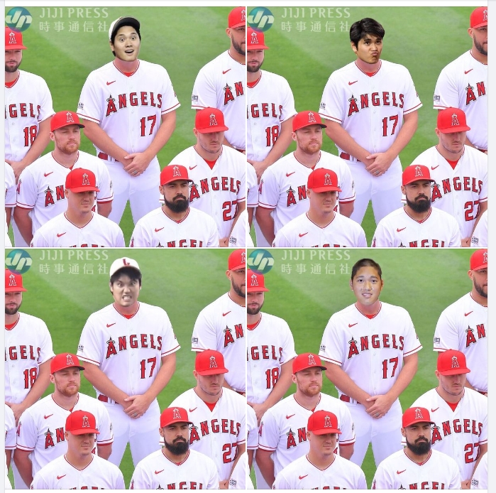 MLB／替身穿17號球衣「頂替大谷翔平」拍照　畫面曝光吸網友瘋P圖