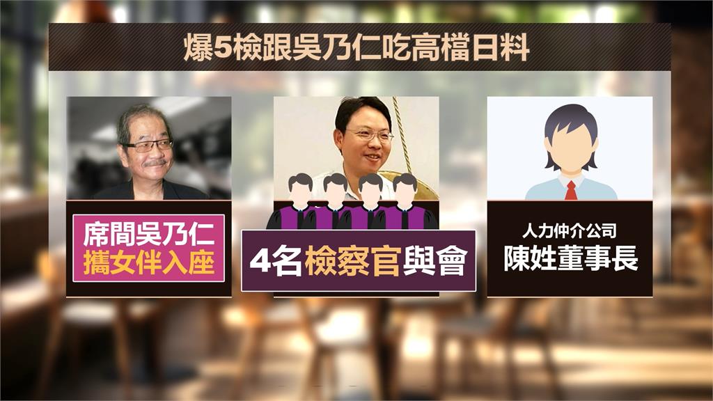 黃國昌爆吳乃仁會5檢吃高檔料理　法務部：北檢行政調查中