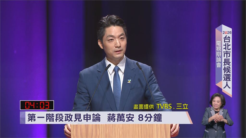快新聞／蔣萬安慘淪跳針機！辯論會狂講21次「輝達鮮奶大巨蛋」　內容全曝光