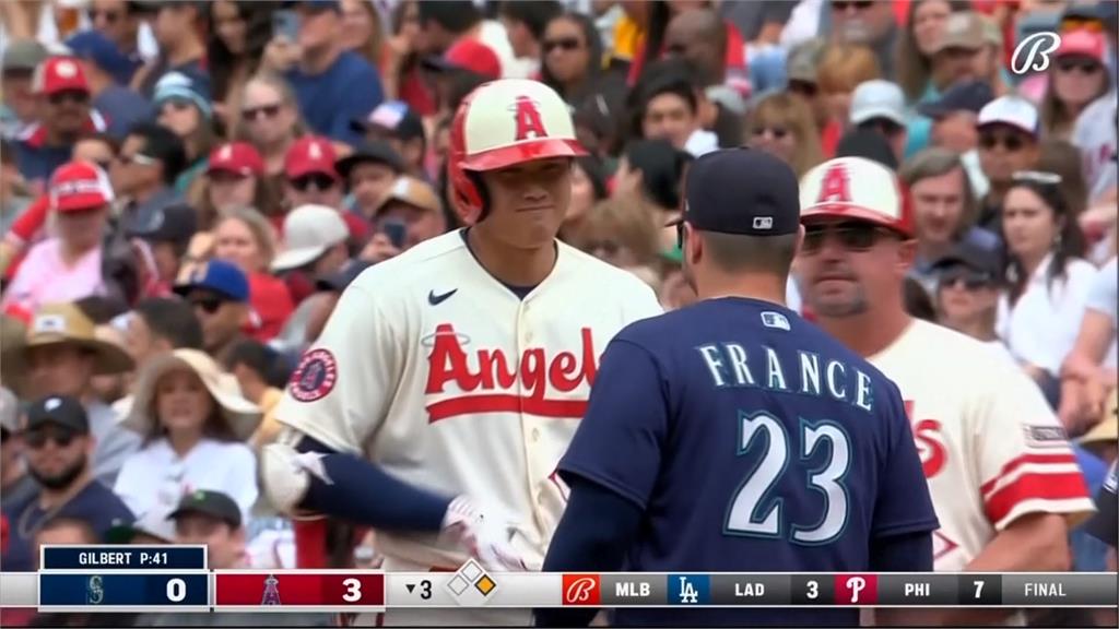 什麼都打得到!大谷3安打演猛打賞 連8場敲安手感火燙