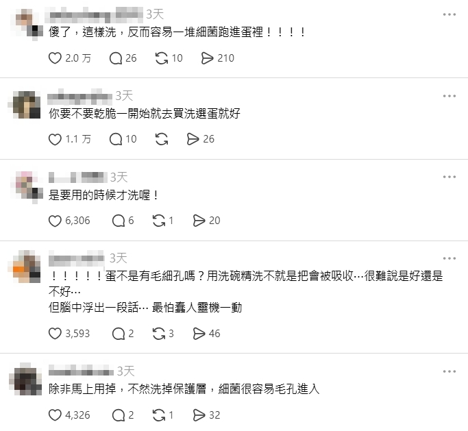 菜市場散裝蛋要洗嗎？她用「菜瓜布狂刷」畫面曝...網看傻：洗過反而不乾淨