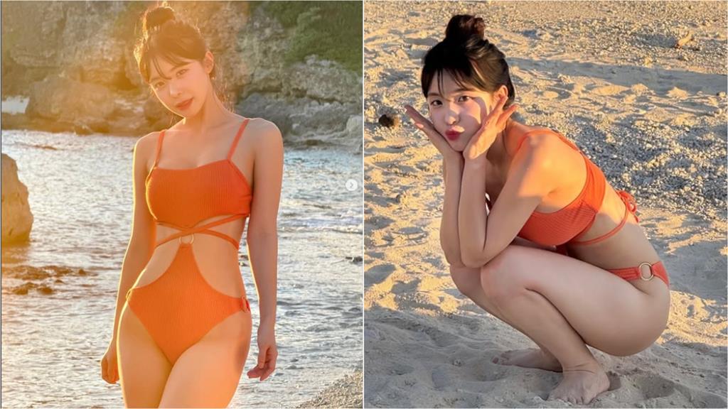 海邊濕身「SSR辣台妹」竟是李多慧!轉身洩「飽滿水蜜桃」網暈:失血過多
