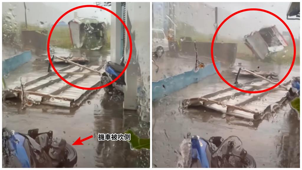 楊柳狂襲「綠島小屋滾走了」！地基連根拔起「翻滾2圈」14秒毀滅全紀錄曝光