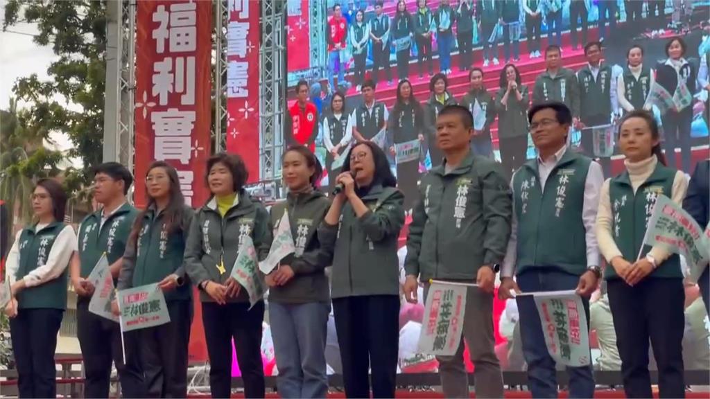 民進黨台南市長初選黃金週末！　林俊憲造勢大會　陳亭妃鐵馬掃街