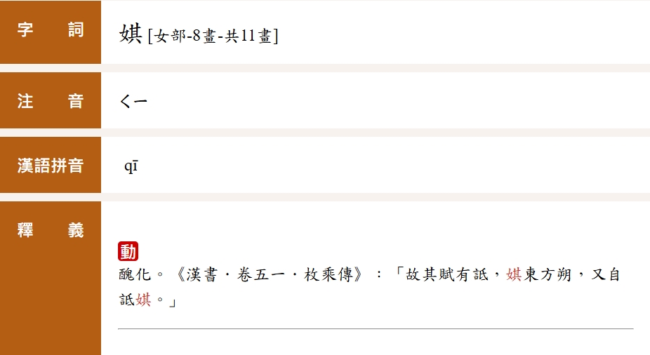 替女兒命名為「娸」！國文老師傻眼了...網翻字典驚呆：原來在罵她