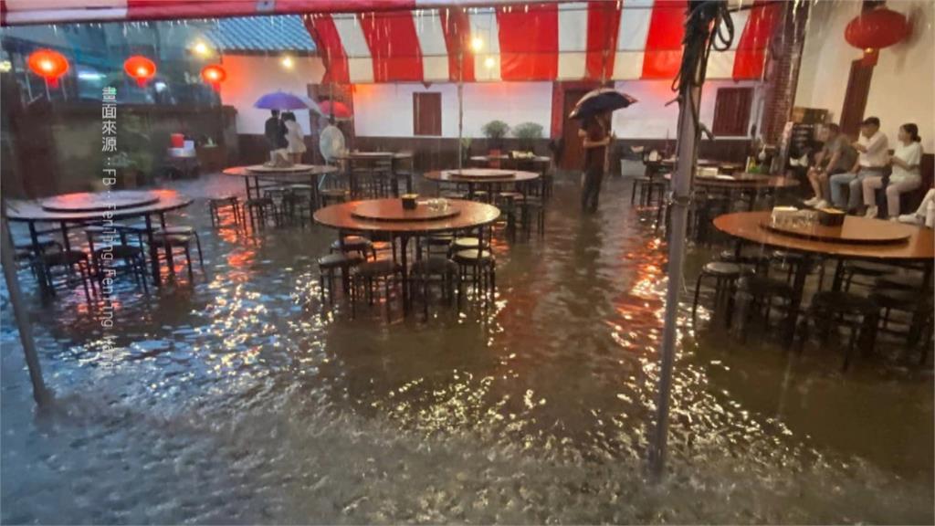 台中雷雨釀災！　多處淹水　路樹倒塌1人傷