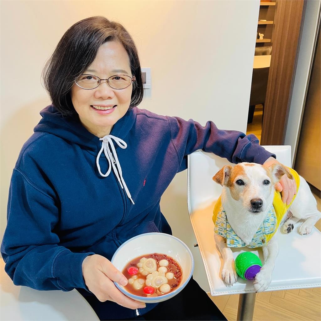 卸任了...陳其邁又打來! 蔡英文組裝「吉伊卡哇」小提燈 65萬人觀看
