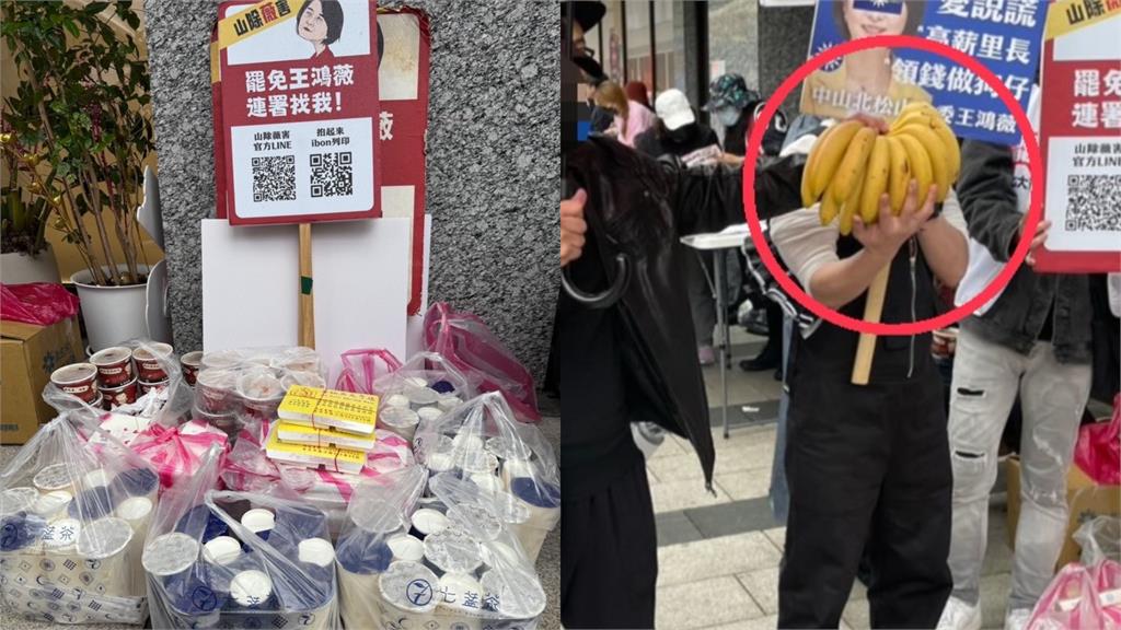 二階連署罷王鴻薇人潮爆滿!志工曬「震撼1幕」:滿滿的愛