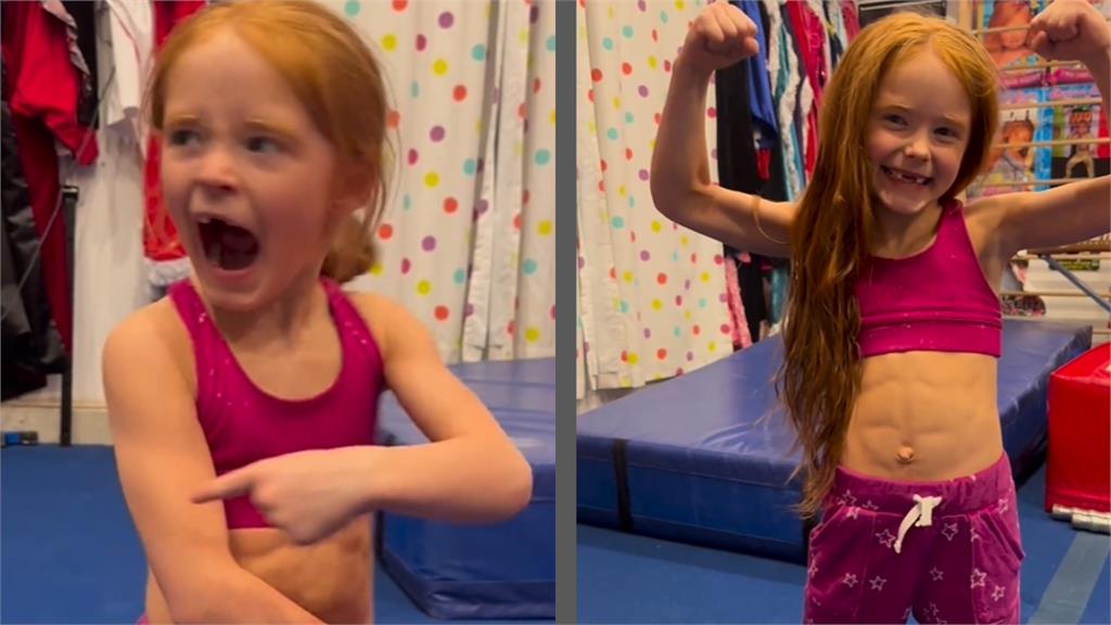 7歲超萌女童拿下選美冠軍！1週狂練4次「冰塊腹肌」炸出　超猛畫面曝光