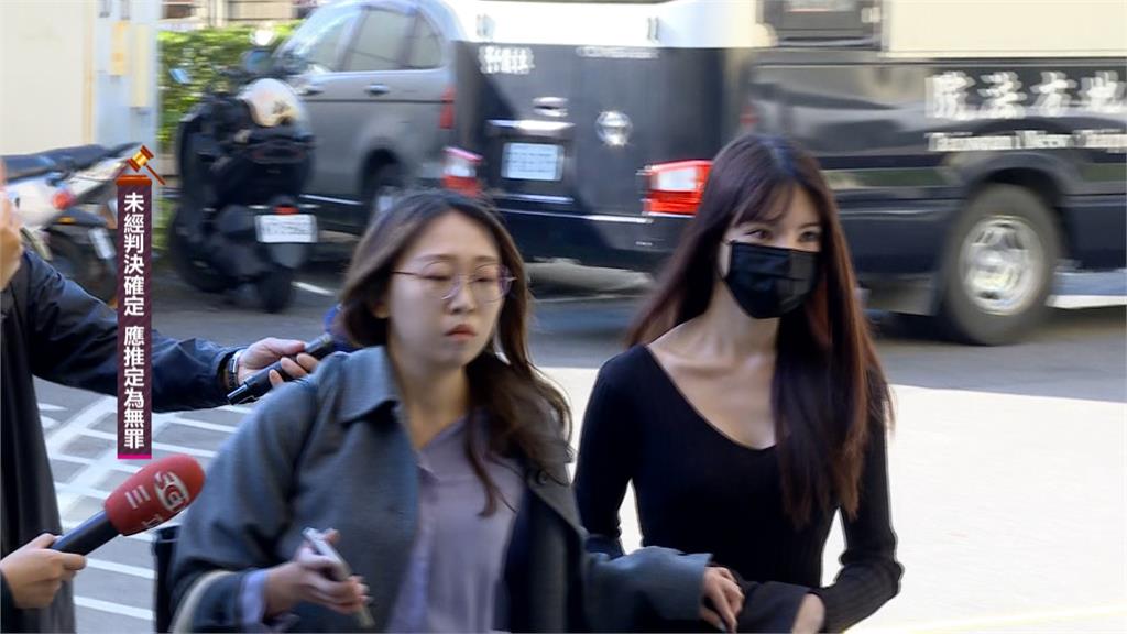 王大陸偷查個資討債案開庭! 與女友闕沐軒「同框」出庭